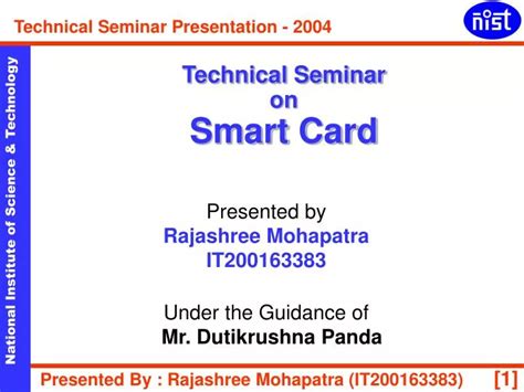 smart card ppt presentation free download|smart card seminar.